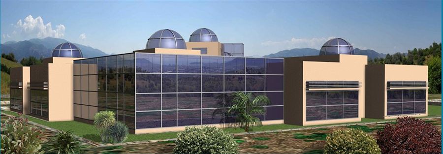 Virtual-reality model of the RESTPark bioclimatic building
