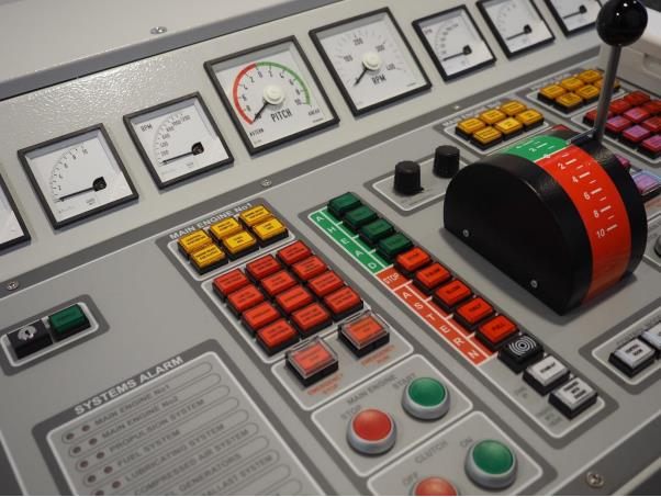 Hardware engine telegraph and alarm console